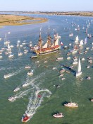 General Lafayette’s L’Hermione Sails Into U.S. Harbors