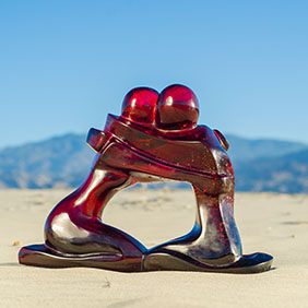Crush, cast glass