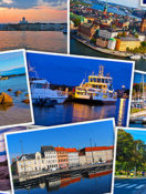 travel postcards