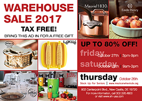 emile henry warehouse sale