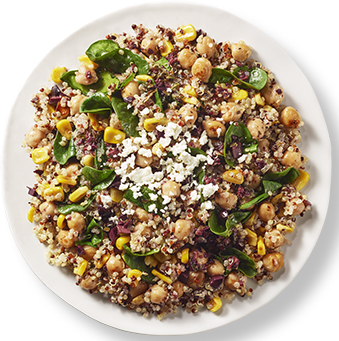Lemon Chickpea Quinoa. healthyaging.net