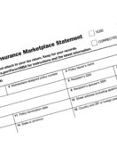 Health insurance marketplace statement form 1095-A