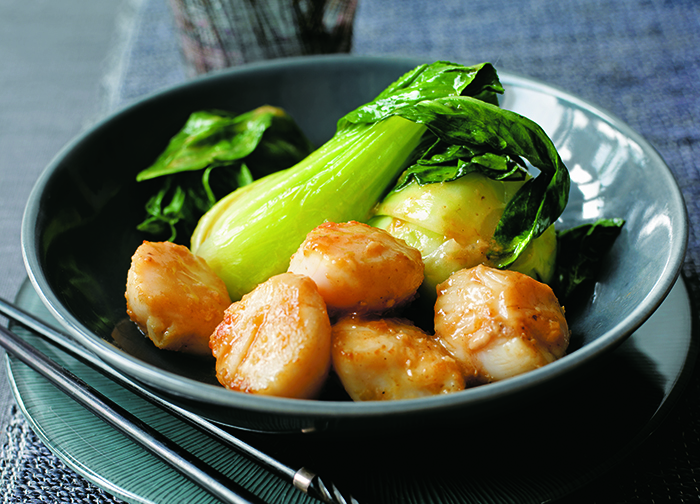 Scallops Pak Choi