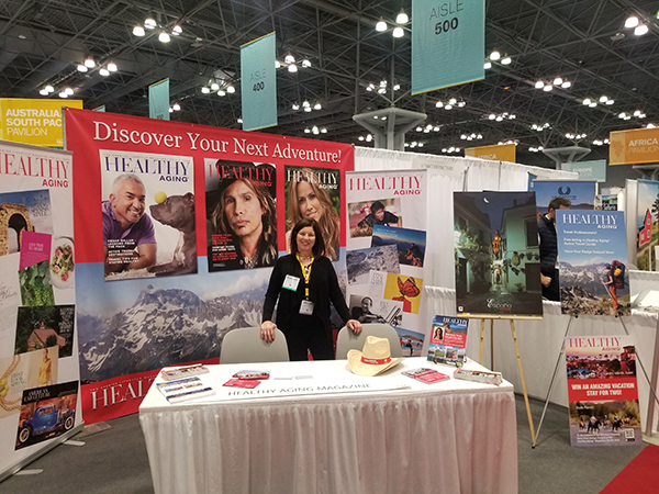active travel healthy aging magazine ny times travel show