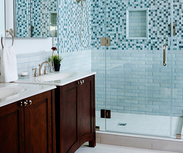 spring cleaning . bathroom