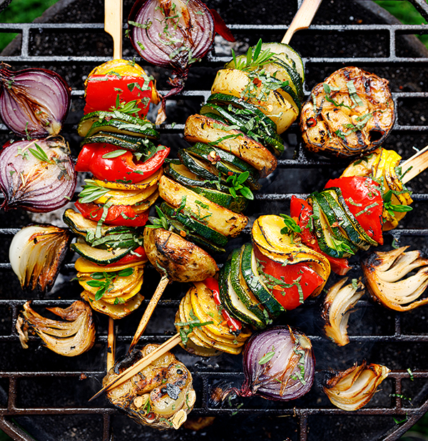 grilled vegetable skewers