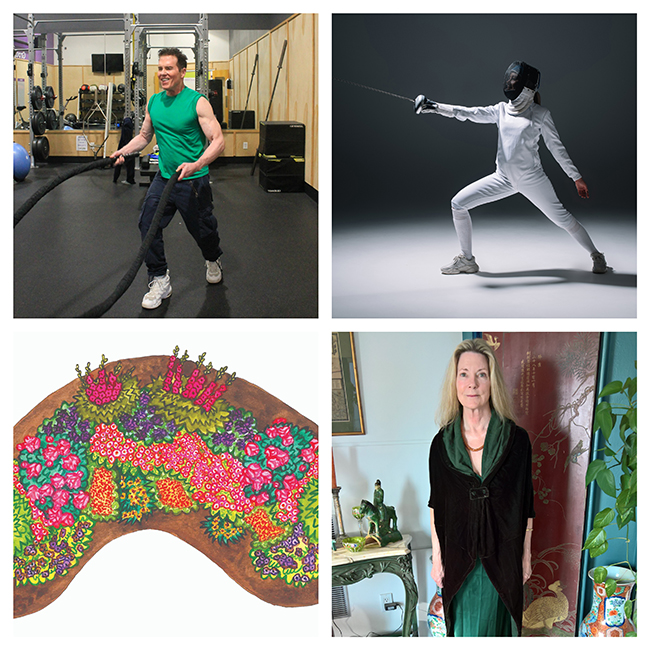 Sample of features in Healthy Aging Magazine